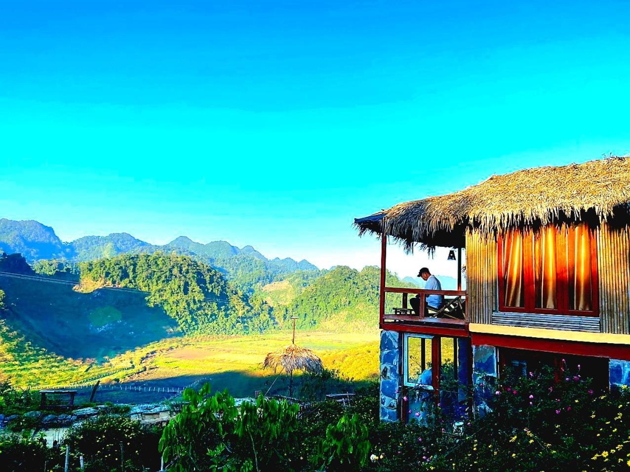 Moc Chau Peachy Garden Daire Dış mekan fotoğraf